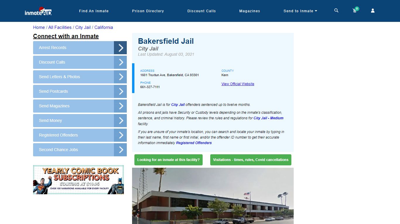 Bakersfield Jail | Inmate Locator